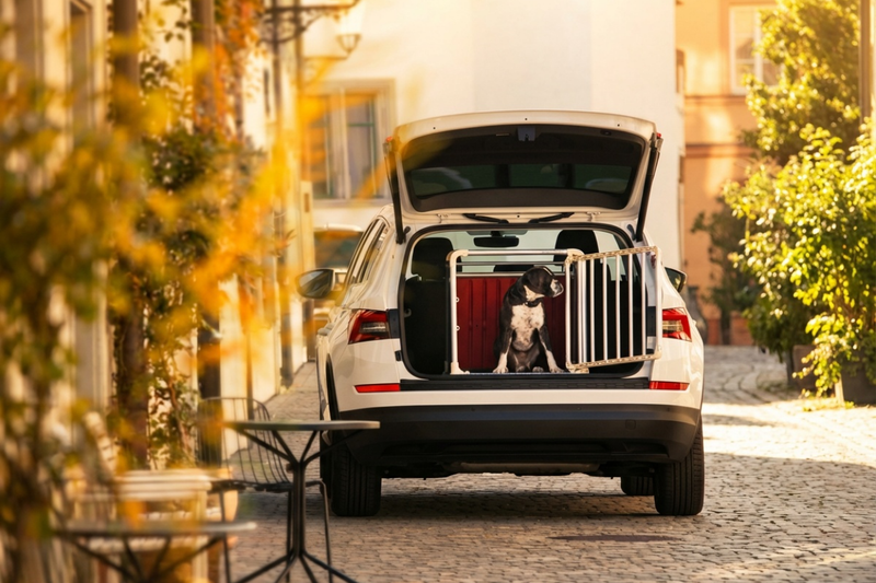 Trasportini auto per cani