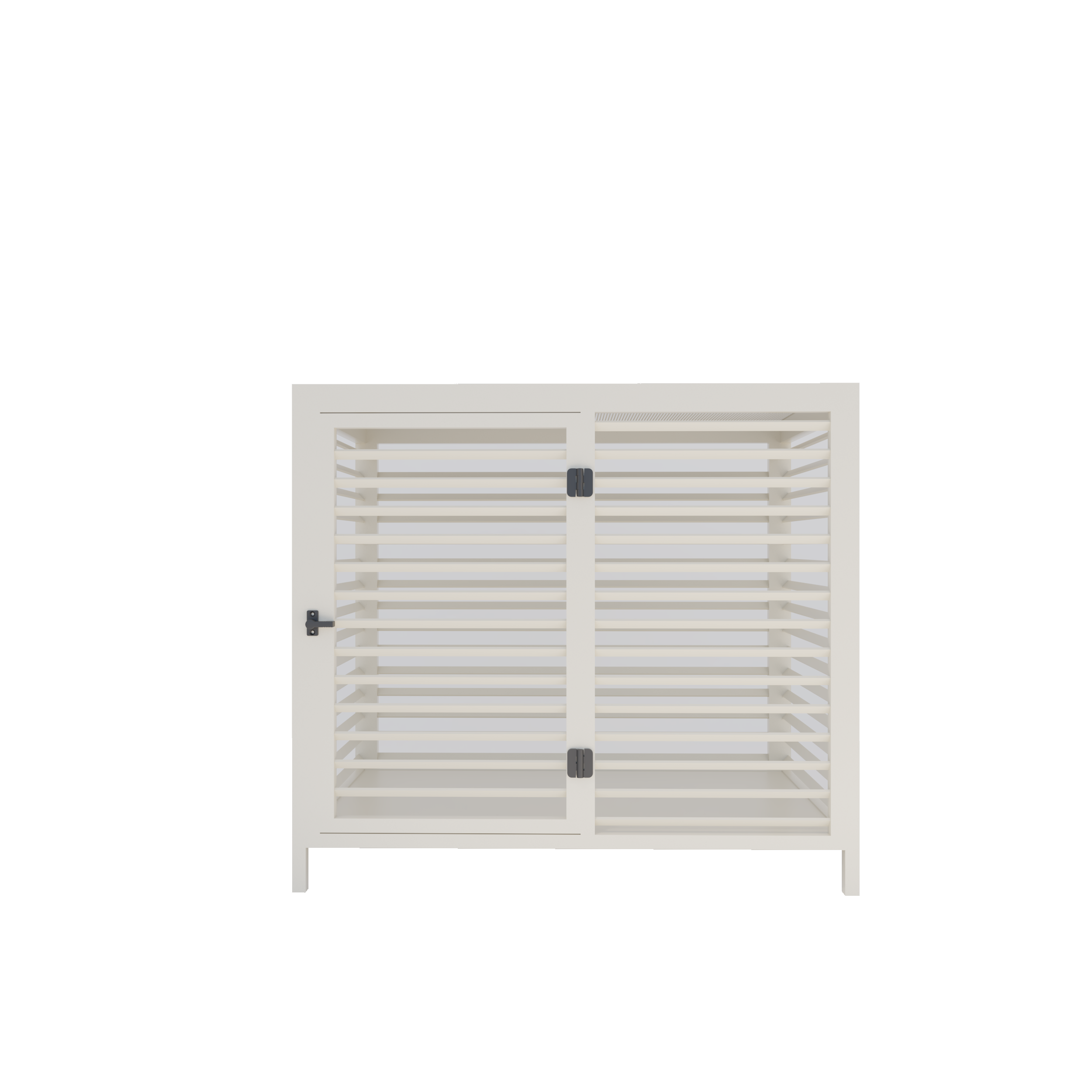 Indoor kennel per cani Nordic Bianco