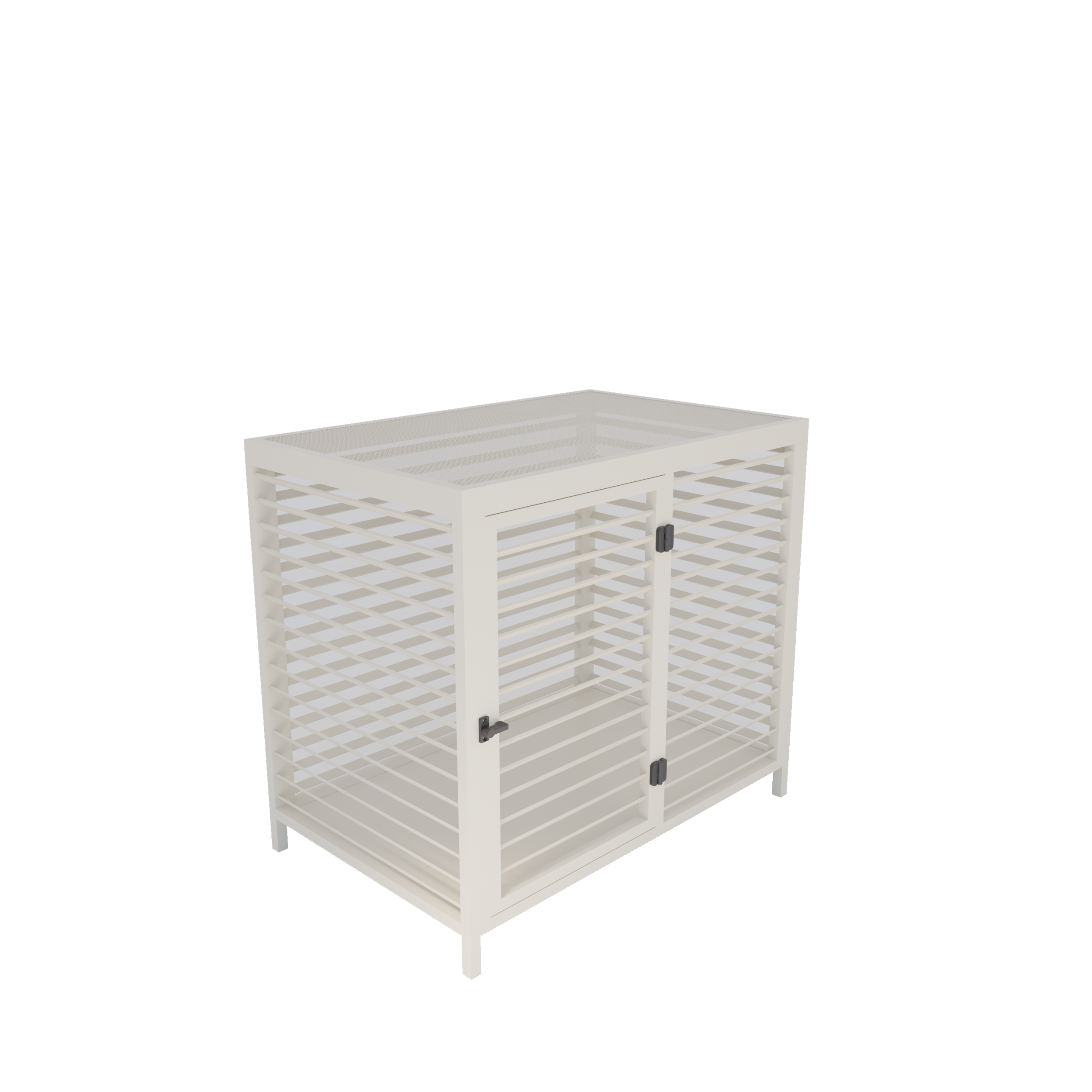 Indoor kennel per cani Nordic Bianco