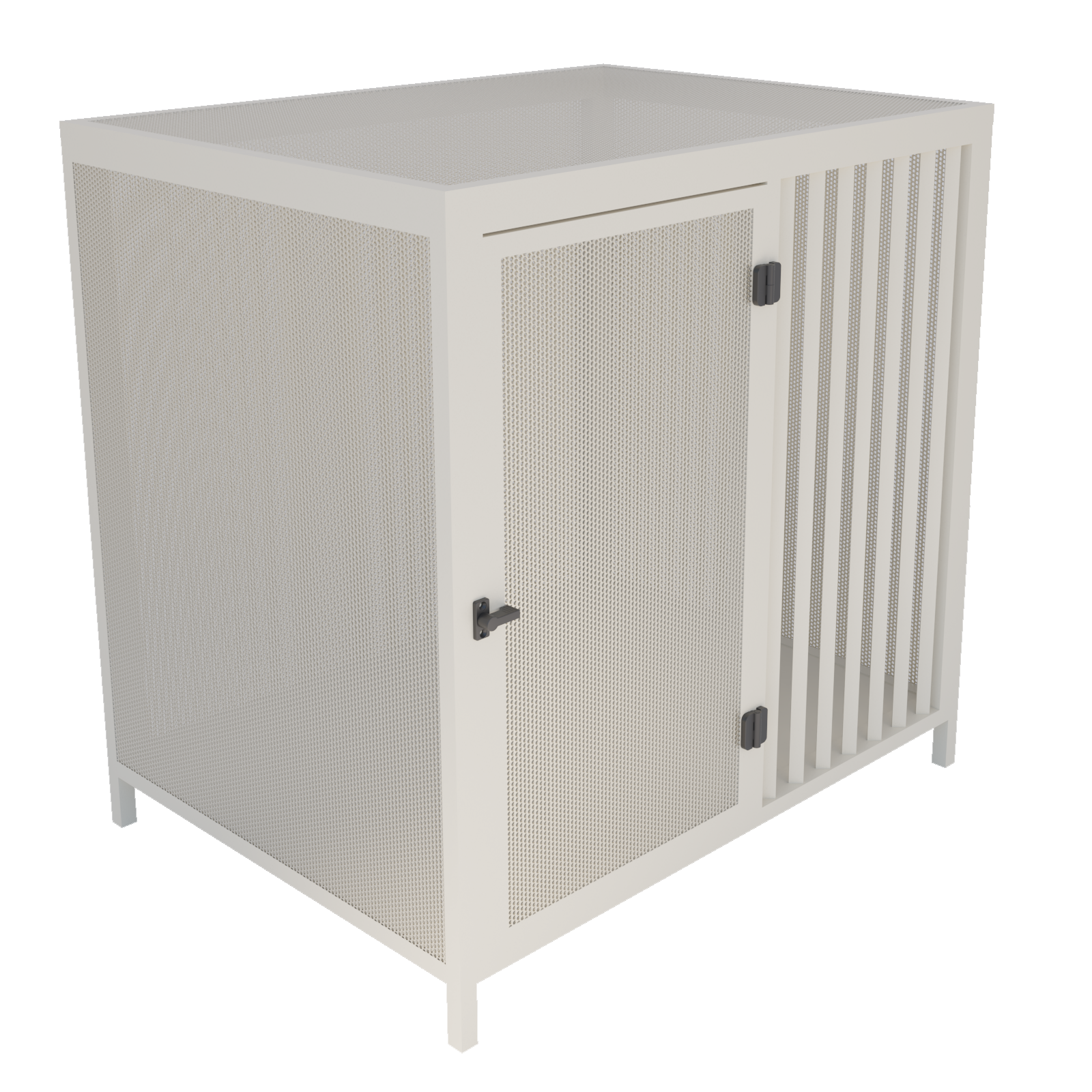 Indoor kennel per cani Nordic Bianco