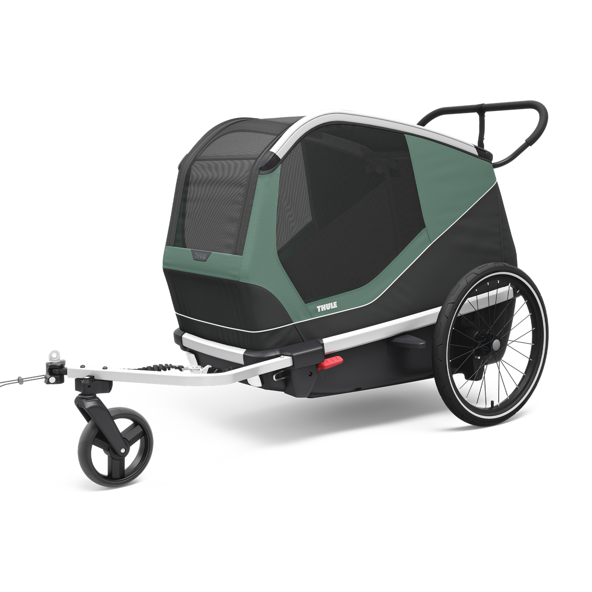 Rimorchio per bici per cani