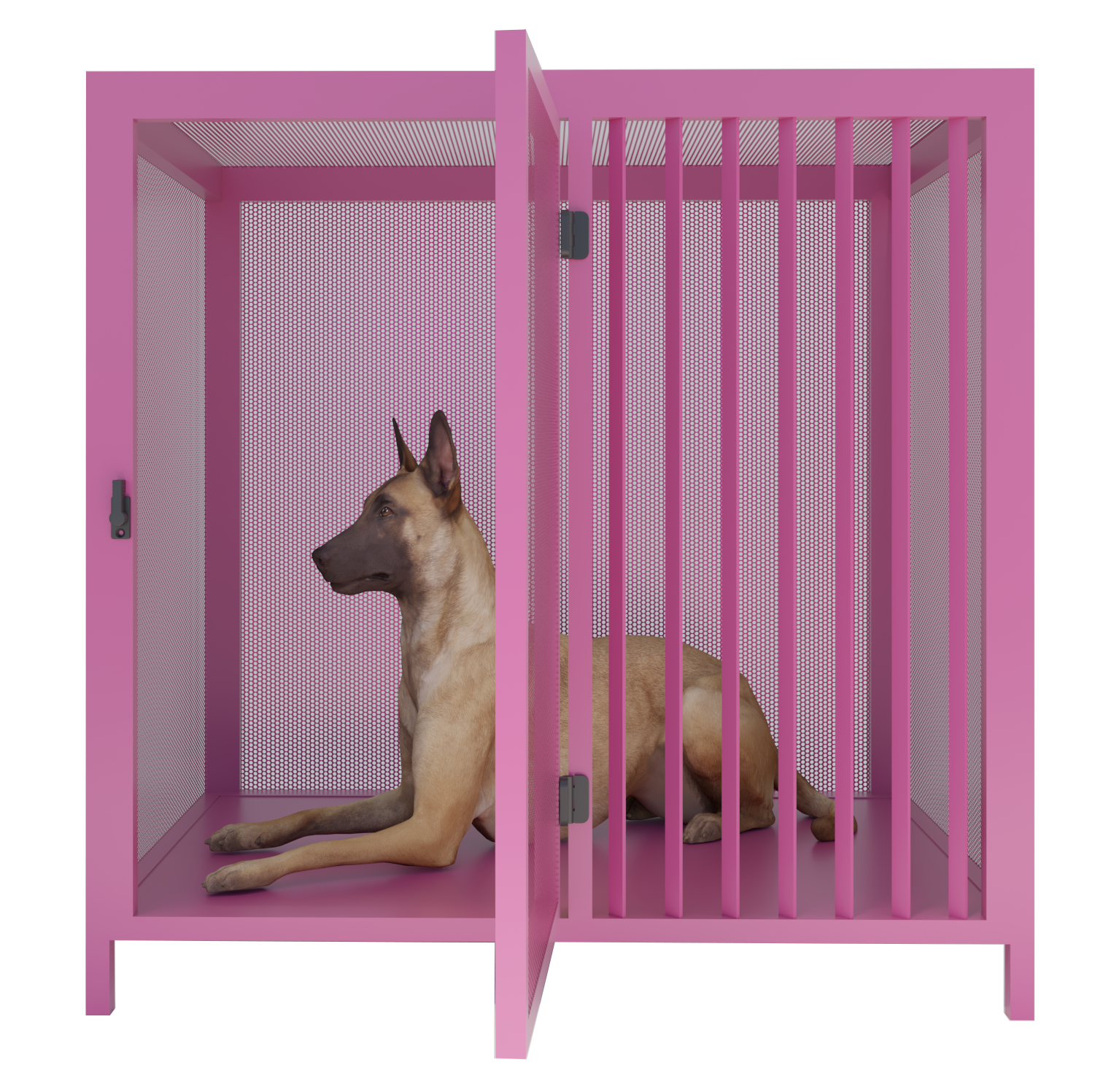Indoor kennel per cani Made in Italy color Magenta 4010