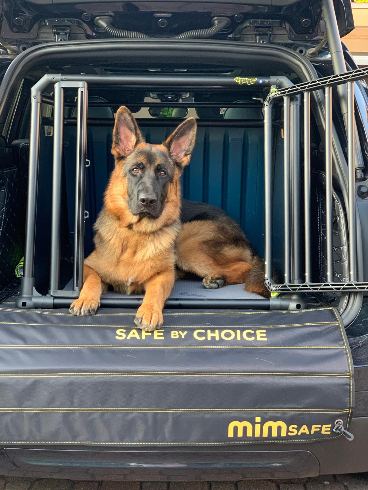 Trasportino cani auto crash tested Pro 4 noir