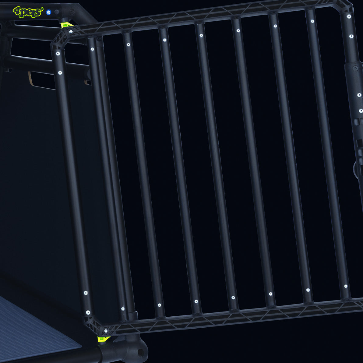 Trasportino cani auto crash tested Pro 4 noir