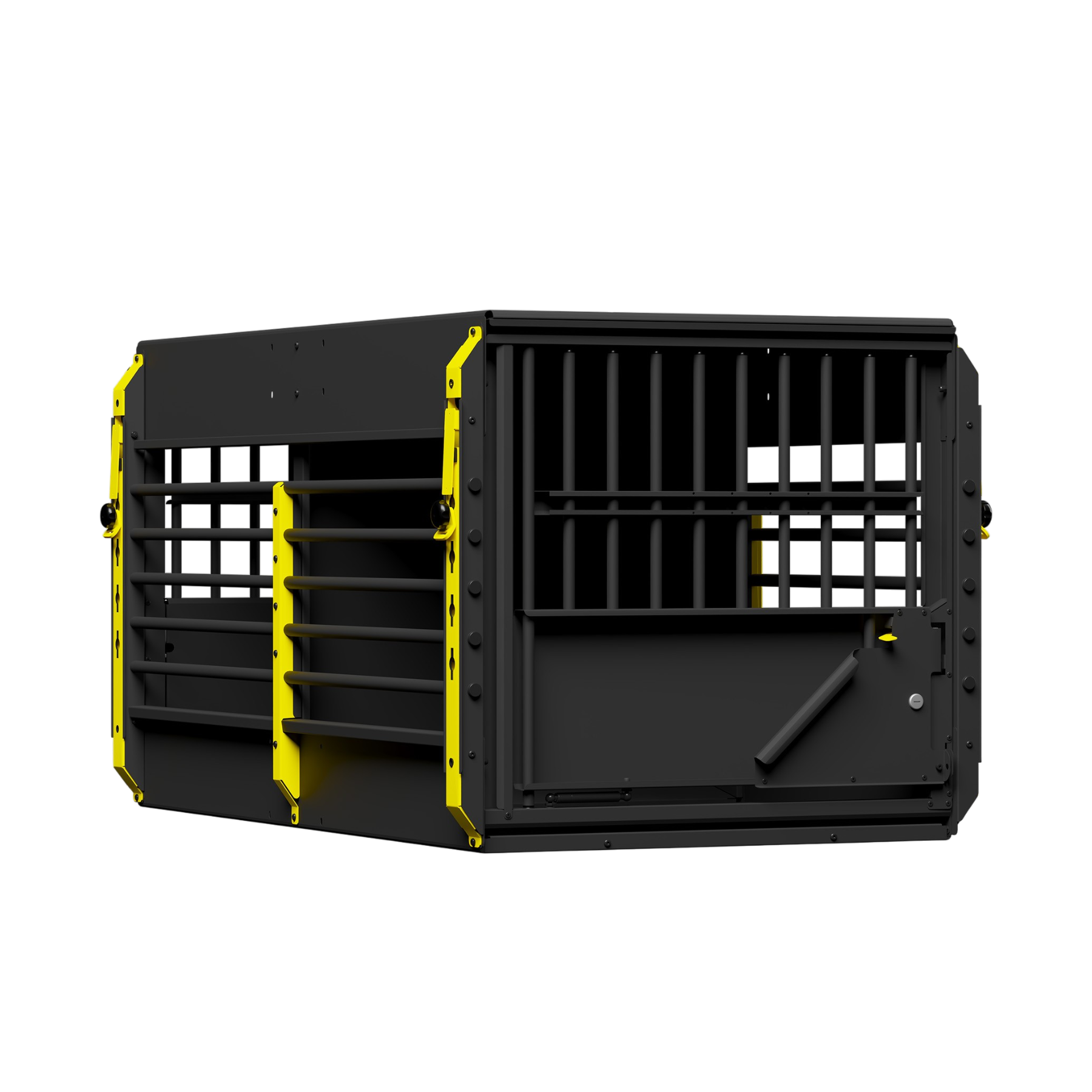 Trasportino cani furgone multicage doppio