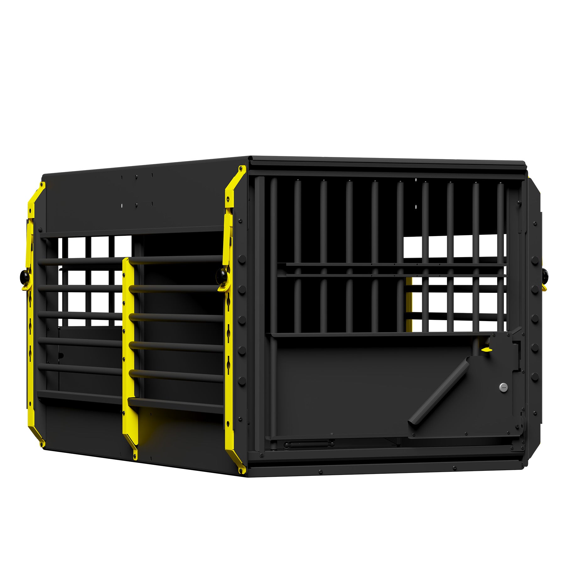 Trasportino cani furgone multicage doppio