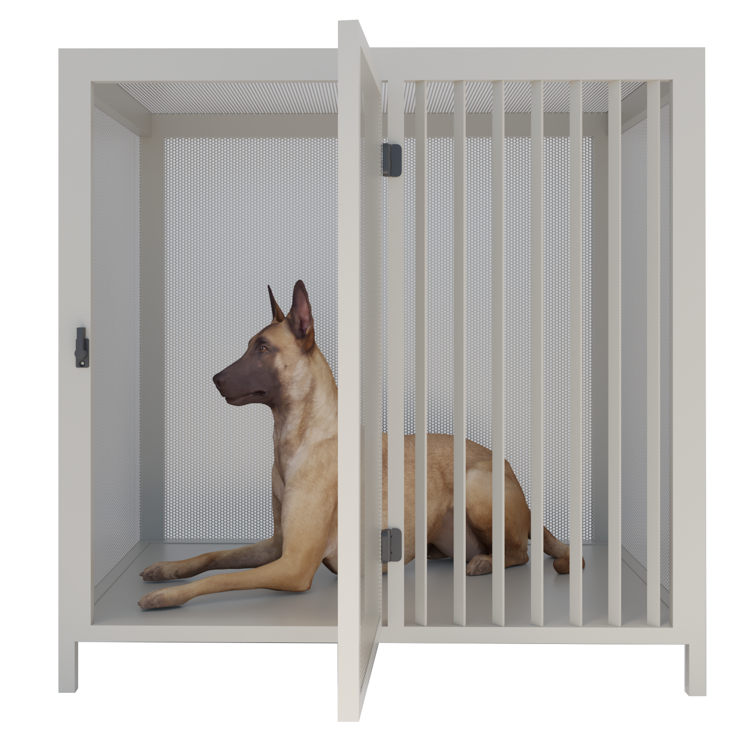 Indoor kennel per cani Tortora 7032