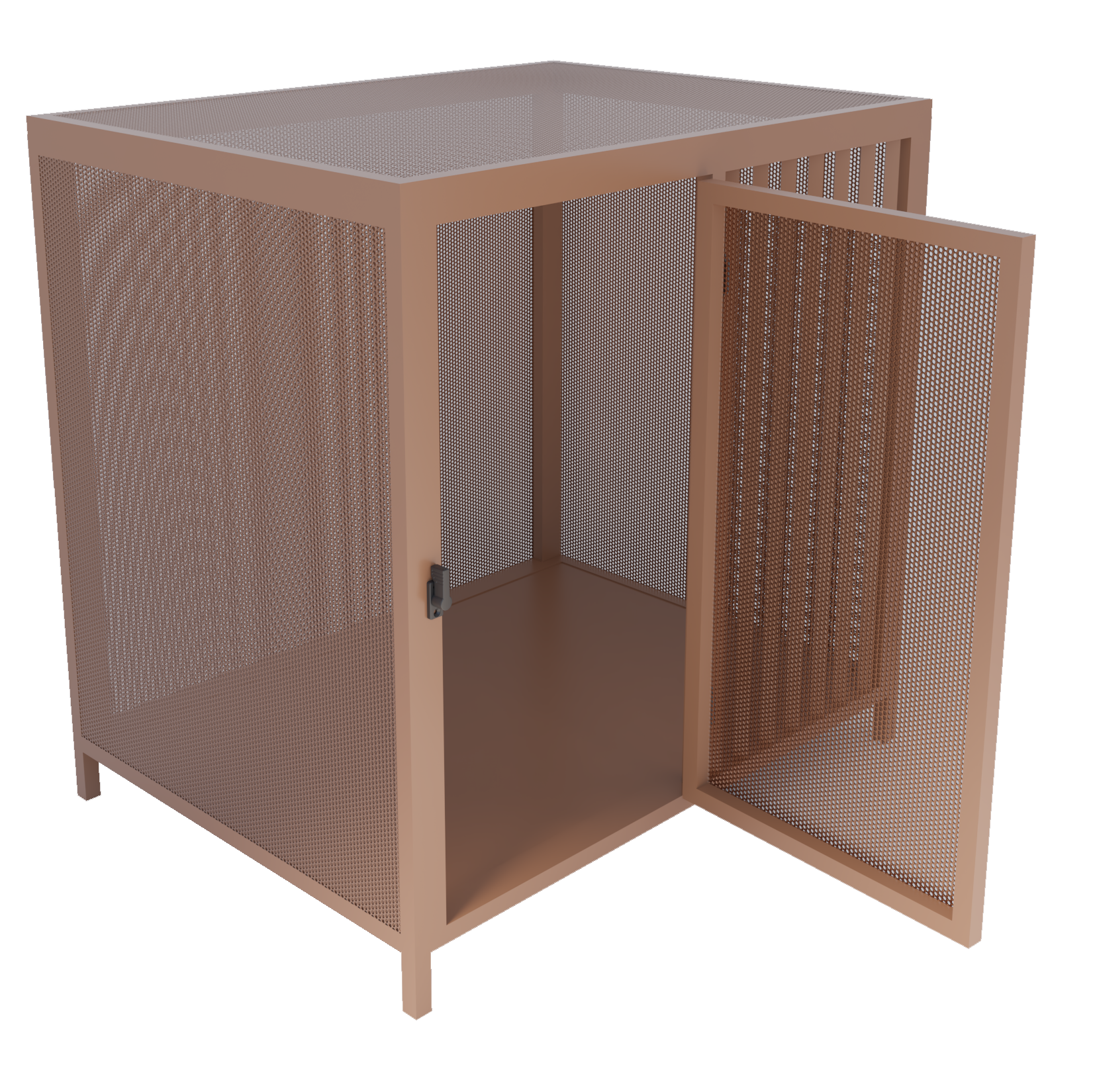 Indoor kennel per cani Industrial Rust 8003
