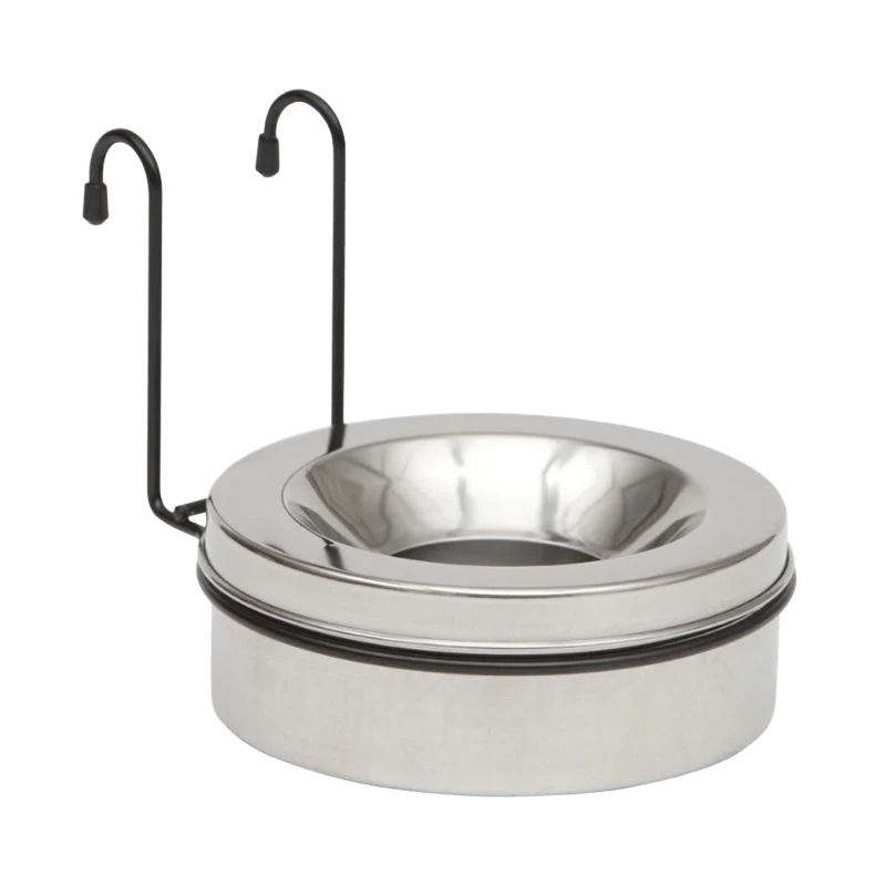 Ciotola acqua in acciaio mim agganciabile al trasportino