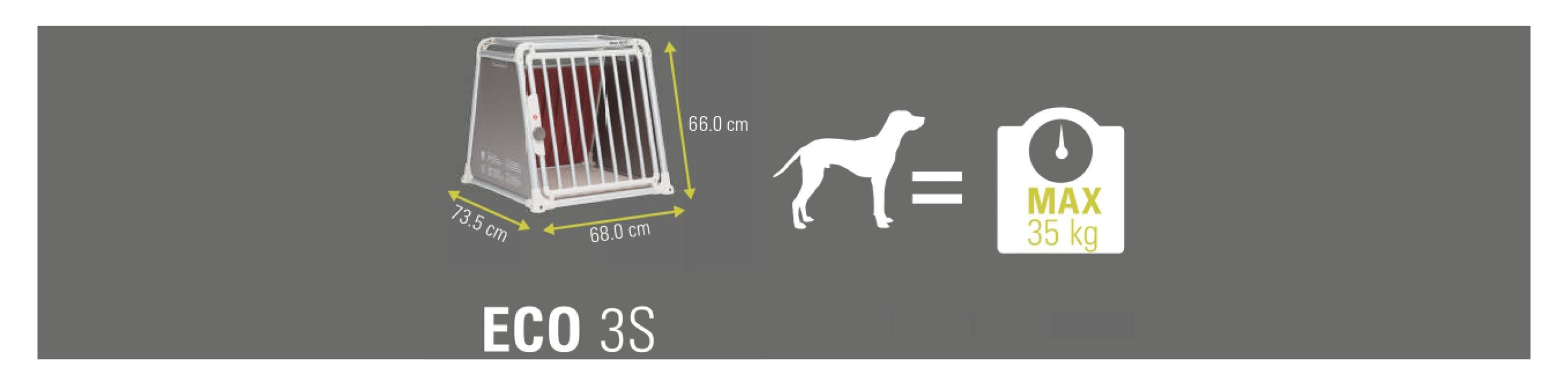 Trasportino cani taglia media Eco 3 new