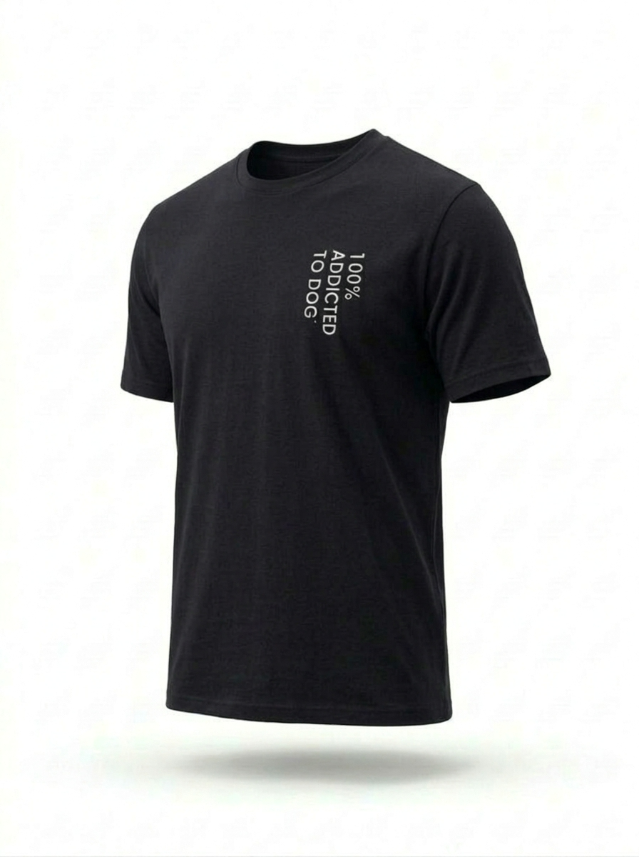 T- Shirt Cinofilia Unisex Nera collezione Kennel Hera