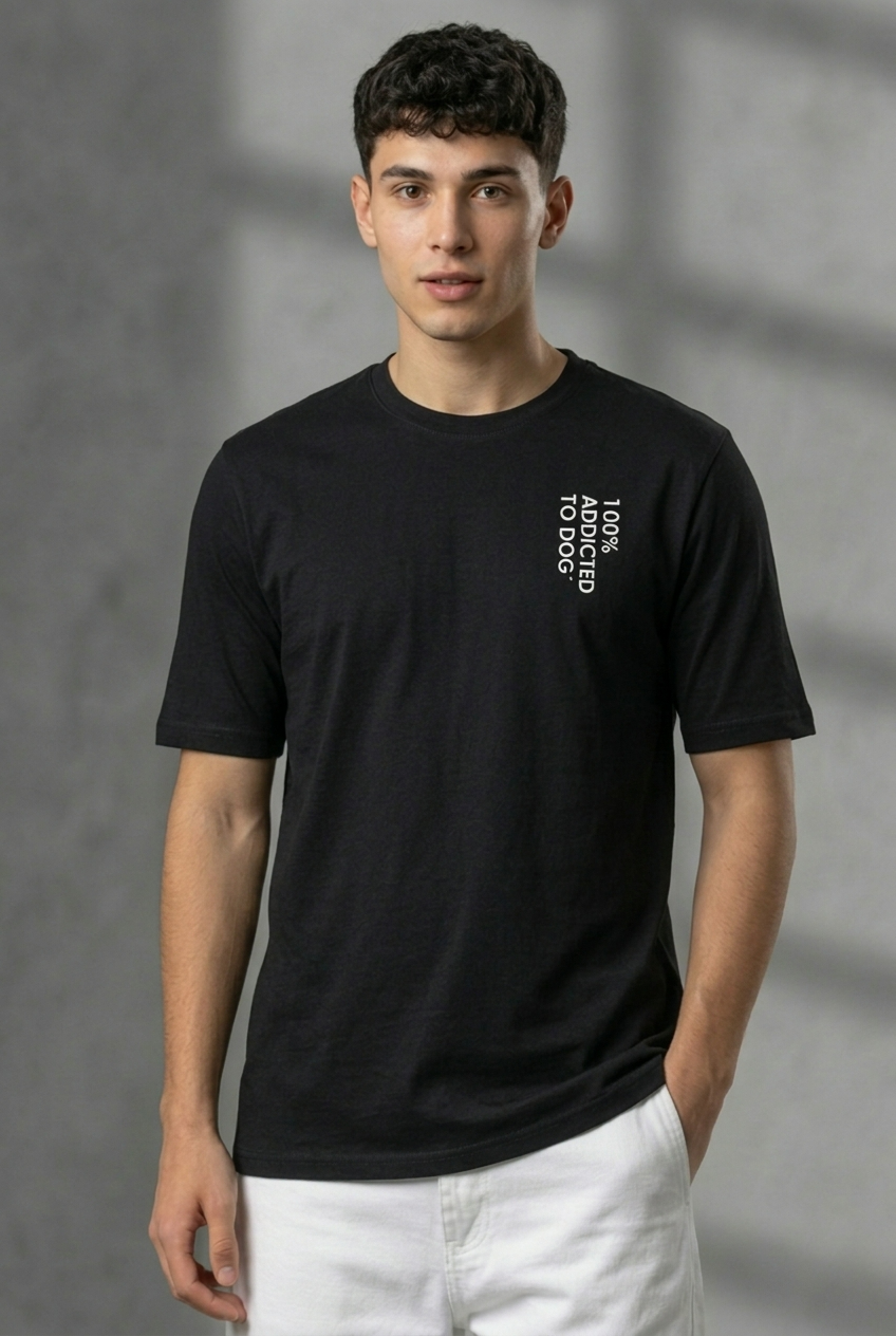 T- Shirt Cinofilia Unisex Nera collezione Kennel Hera