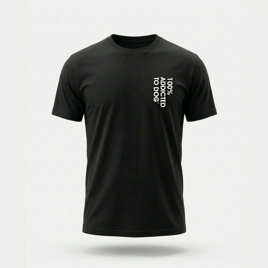 T- Shirt Cinofilia Unisex Nera collezione Kennel Hera