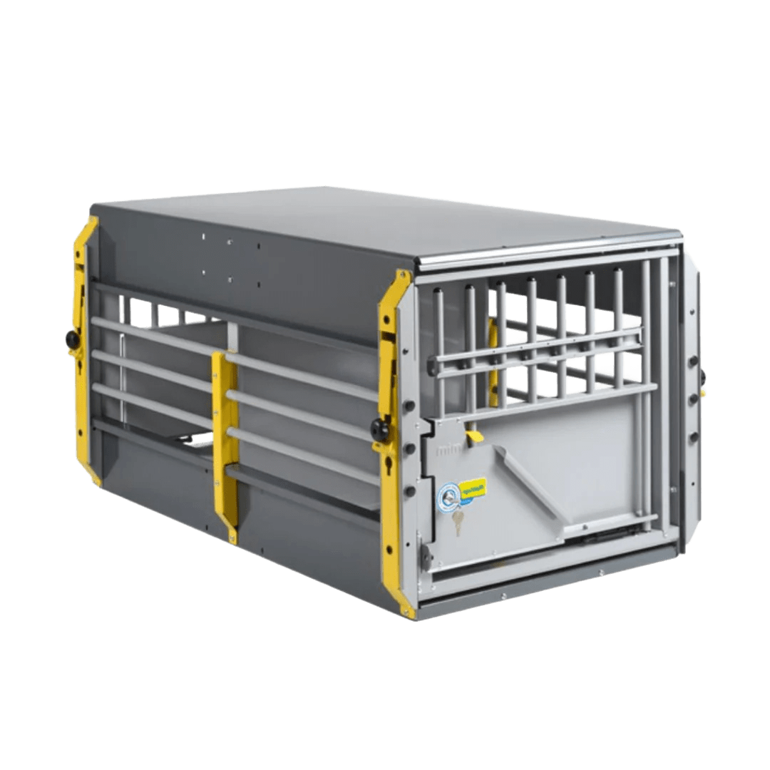 Trasportino cani furgone multicage doppio