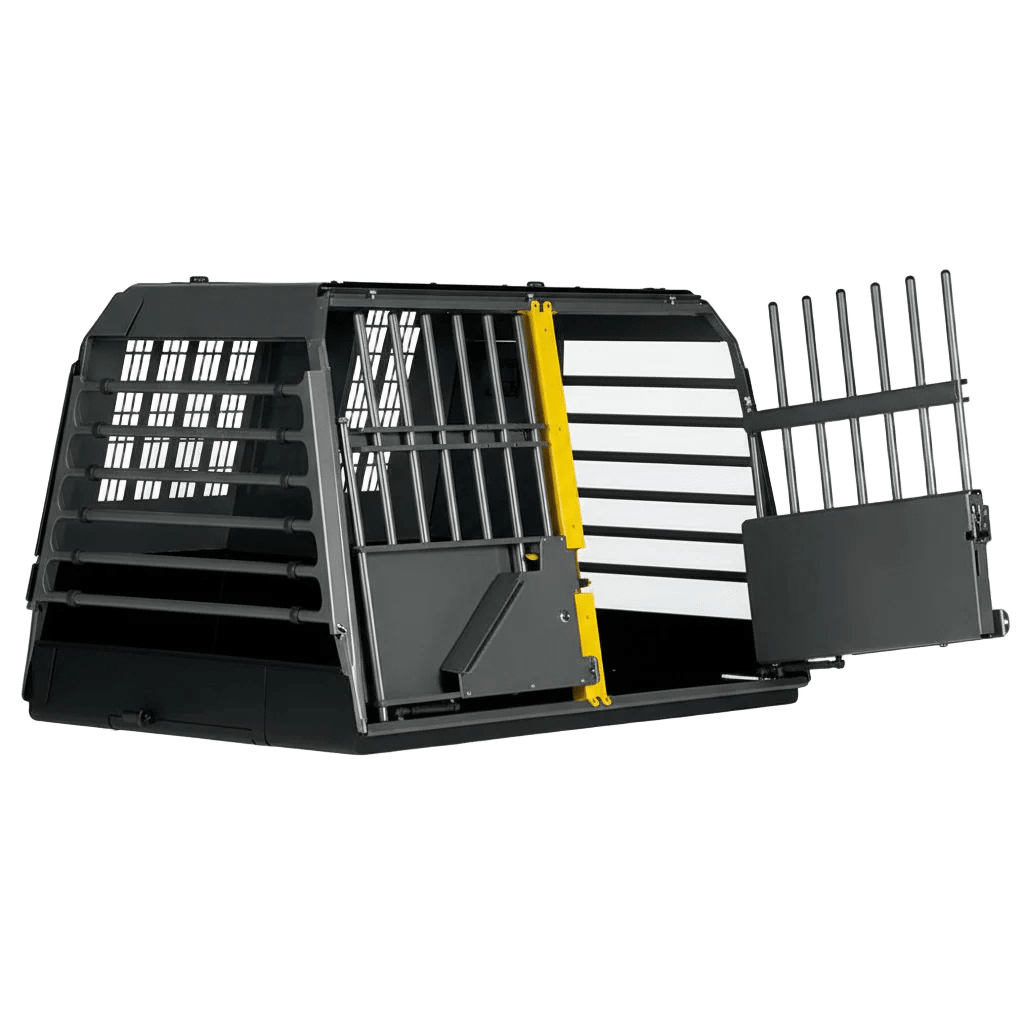 Trasportino per cani taglia grande doppio testato acciaio