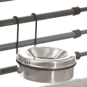 Ciotola acqua in acciaio mim agganciabile al trasportino