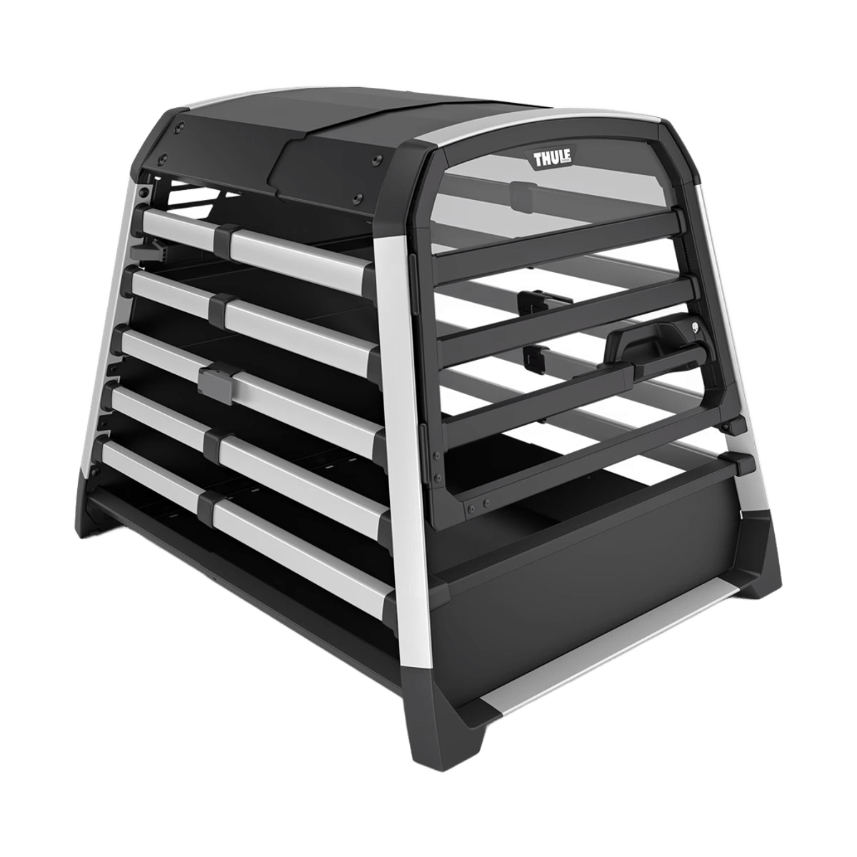 Trasportino in alluminio thule allax compact per bauli con gradino