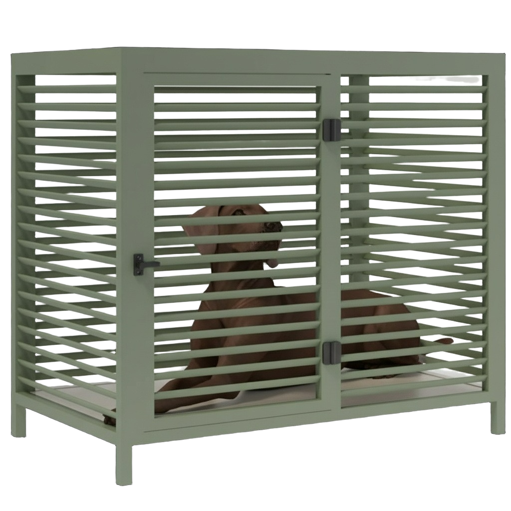 Indoor kennel per cani Nordic Verde