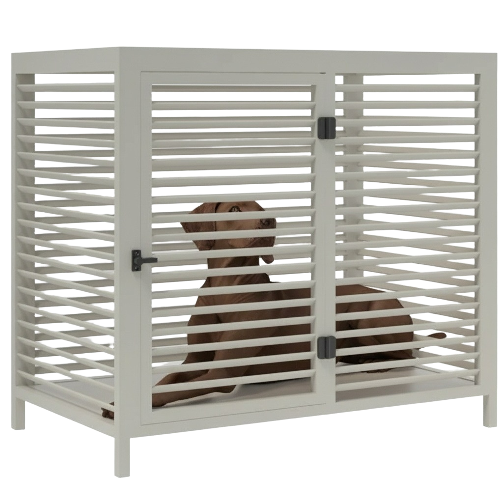 Indoor kennel per cani Tortora 7032