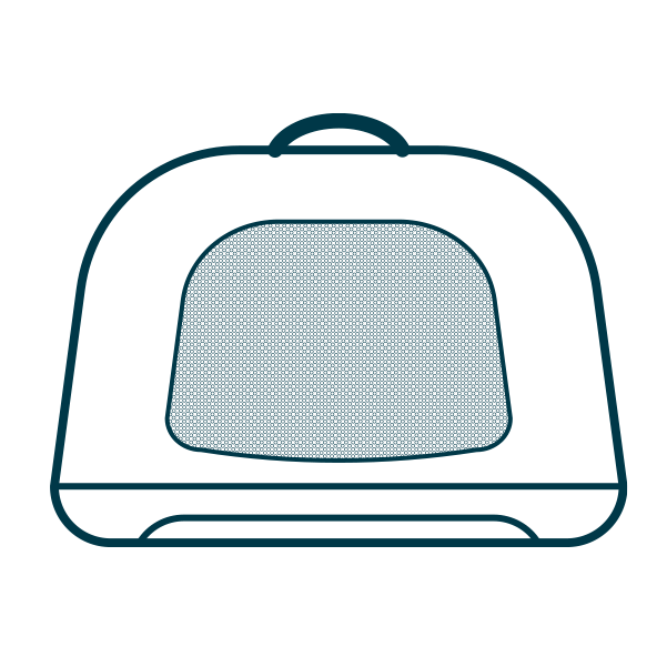 Trasportino da sedile per cani Crispin