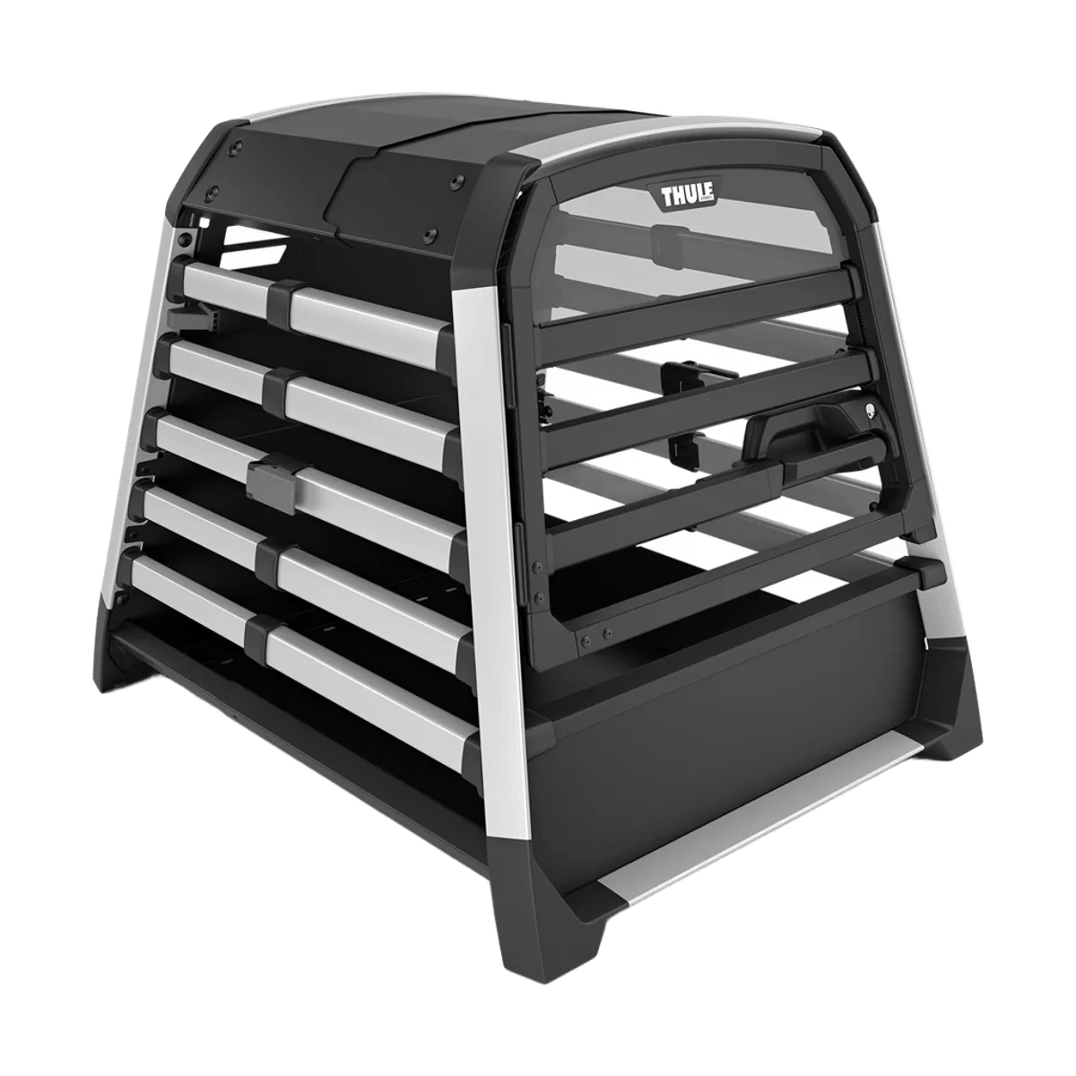 Trasportino in alluminio thule allax compact per bauli con gradino