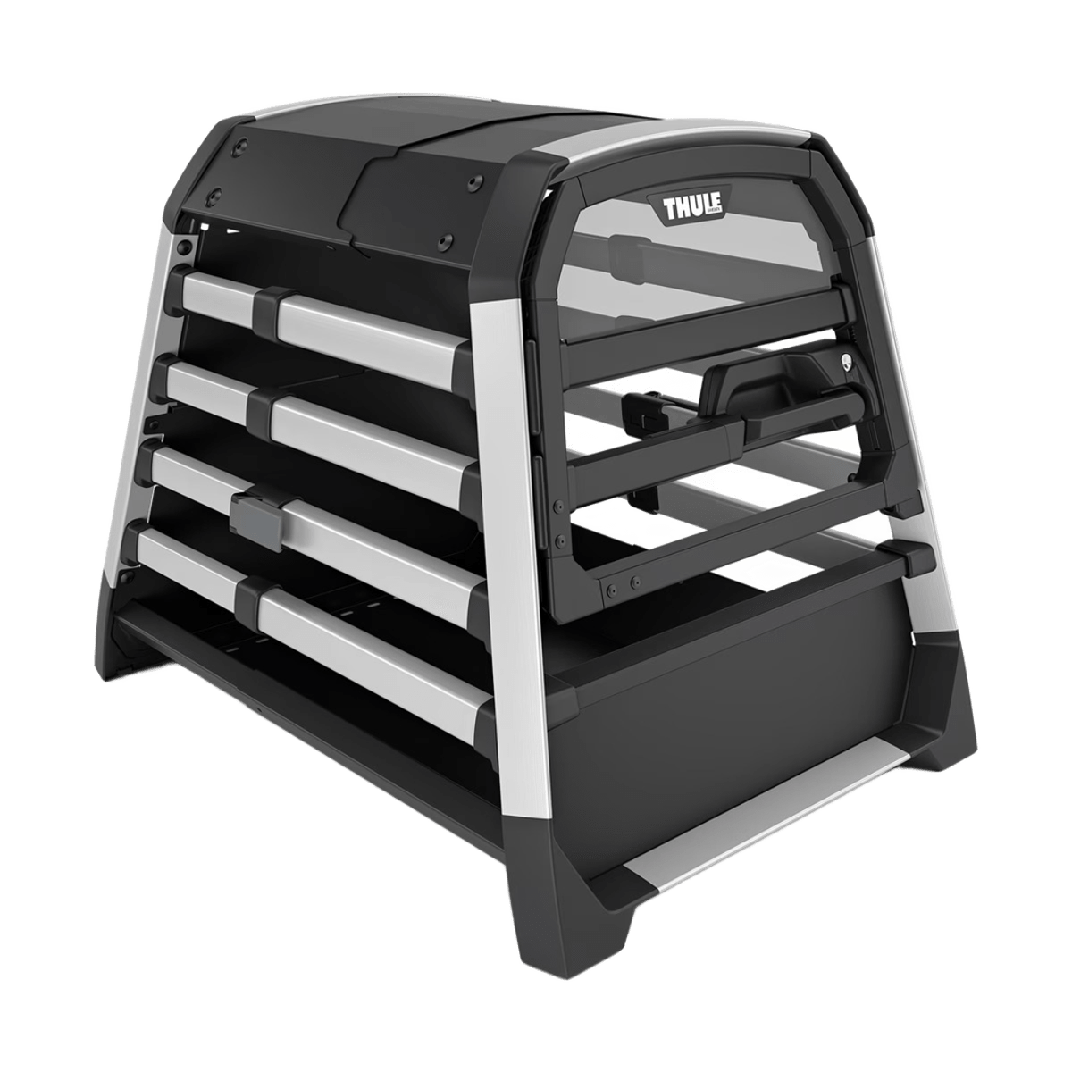 Trasportino in alluminio per bauli con gradino Allax