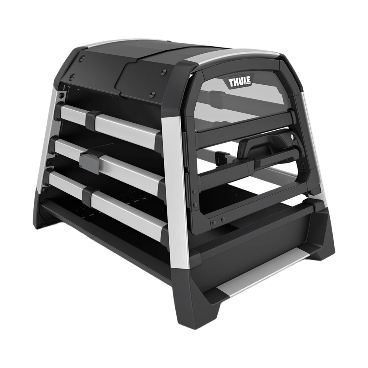 Trasportino in alluminio per bauli con gradino Allax