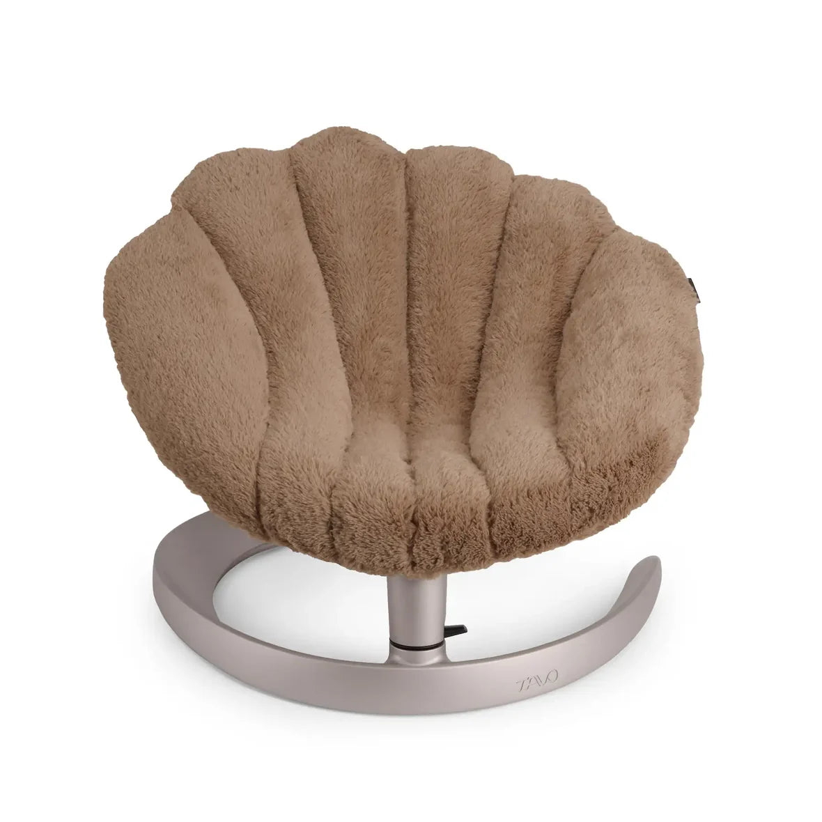 Cuccia Shell Caramel a dondolo